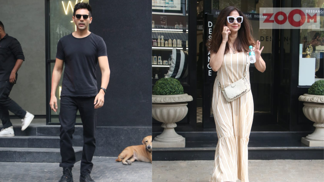 ZoomIn Kartik Aaryan Urmila Matondkar Madhur Bhandarkar More Celebs Spotted Out And About