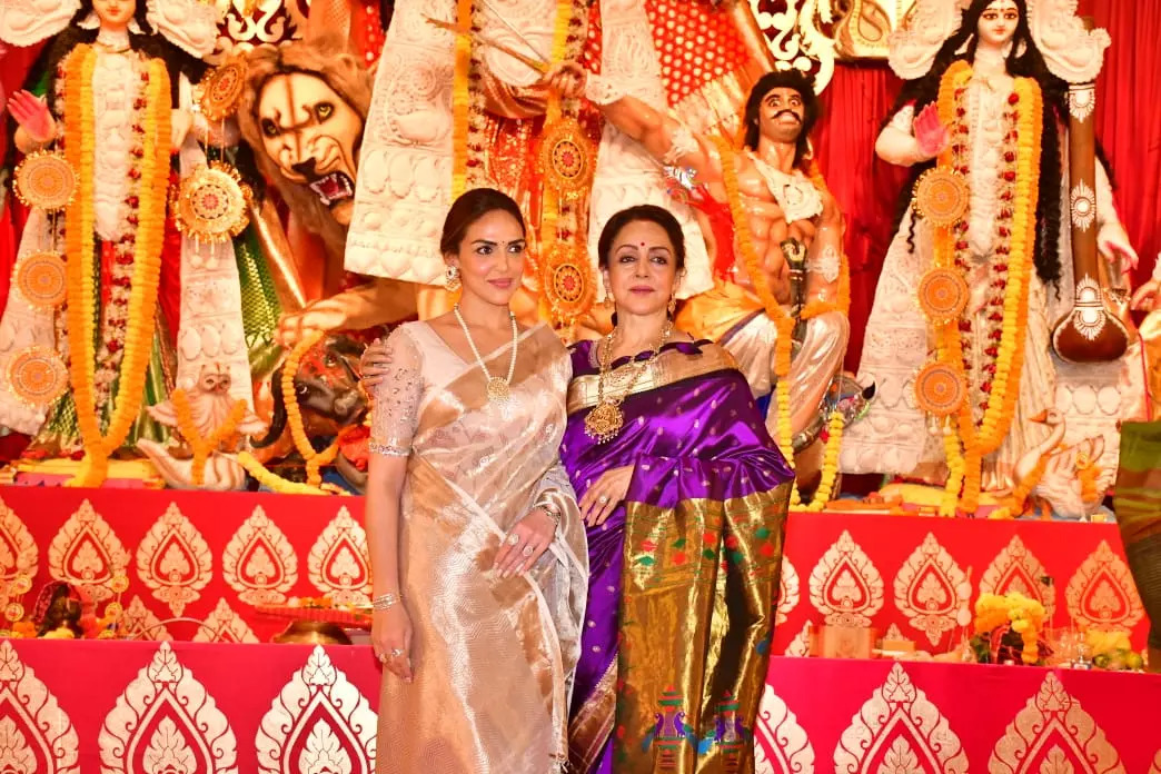 Hema Malini and Esha Deol