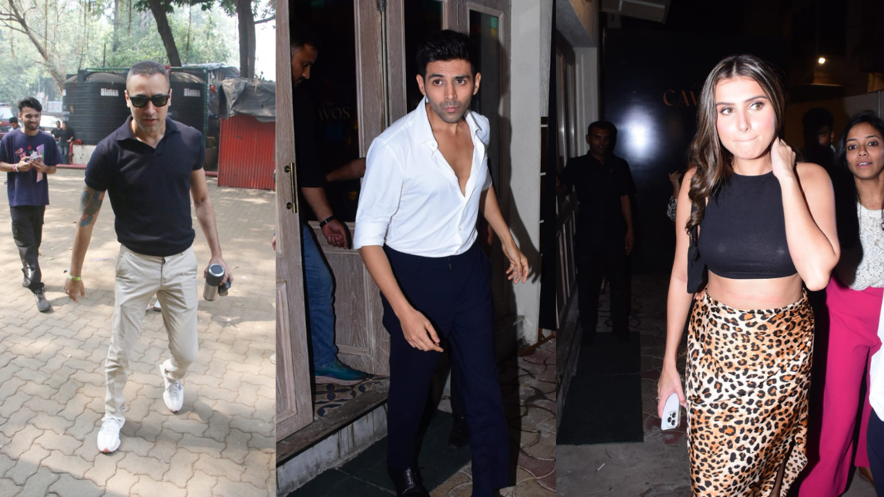 ZoomIn Imran Khan Kartik Aaryan Tara Sutaria Khushi Kapoor More Celebs Step Out In Style