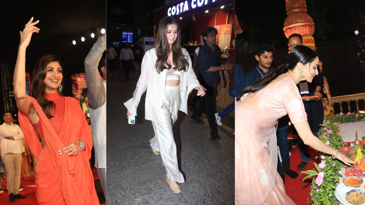 ZoomIn From Shilpa Shetty To Shraddha Kapoor These Celebs Were Spotted Out And About In The City Today