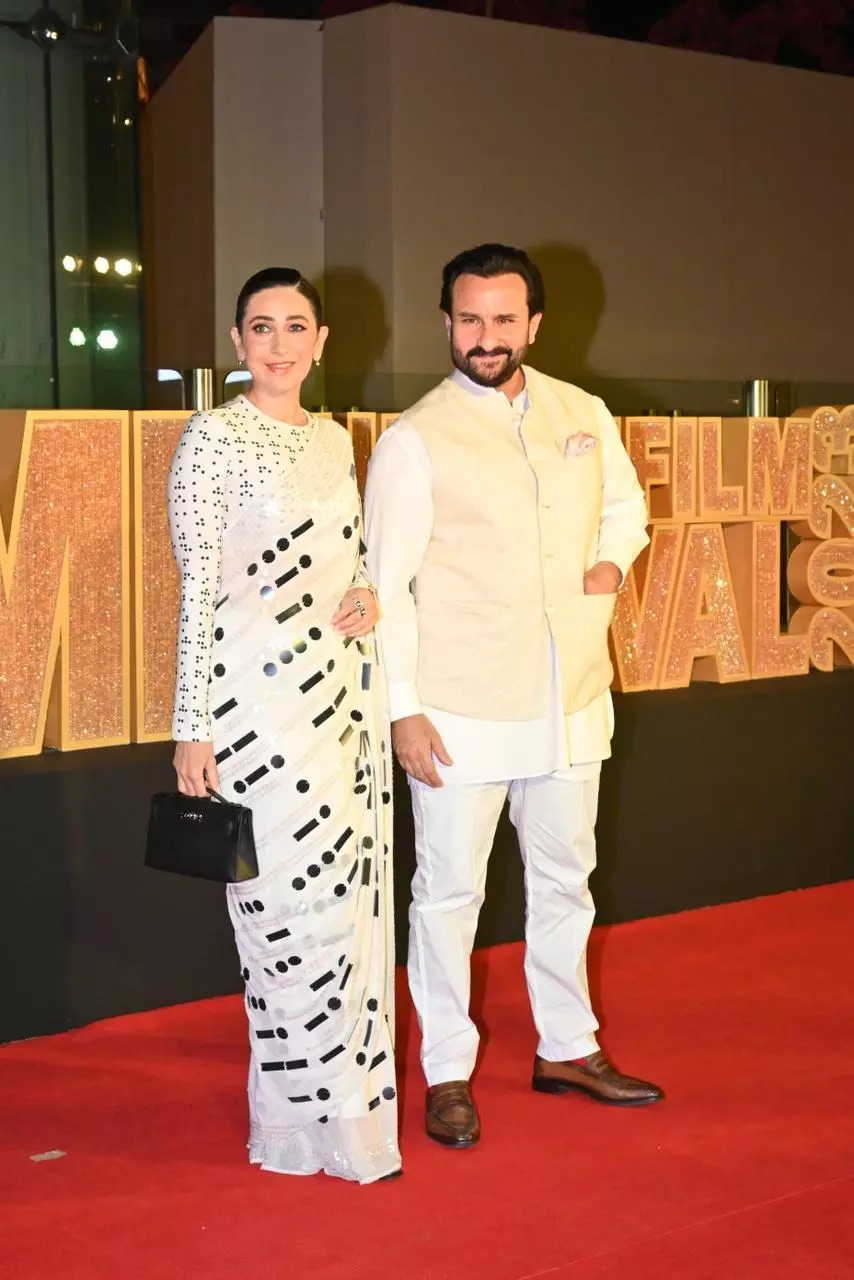 Saif Ali Khan with Karisma Kapoor