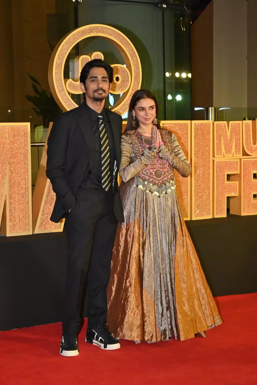 Aditi Rao Hydari and Siddharth 