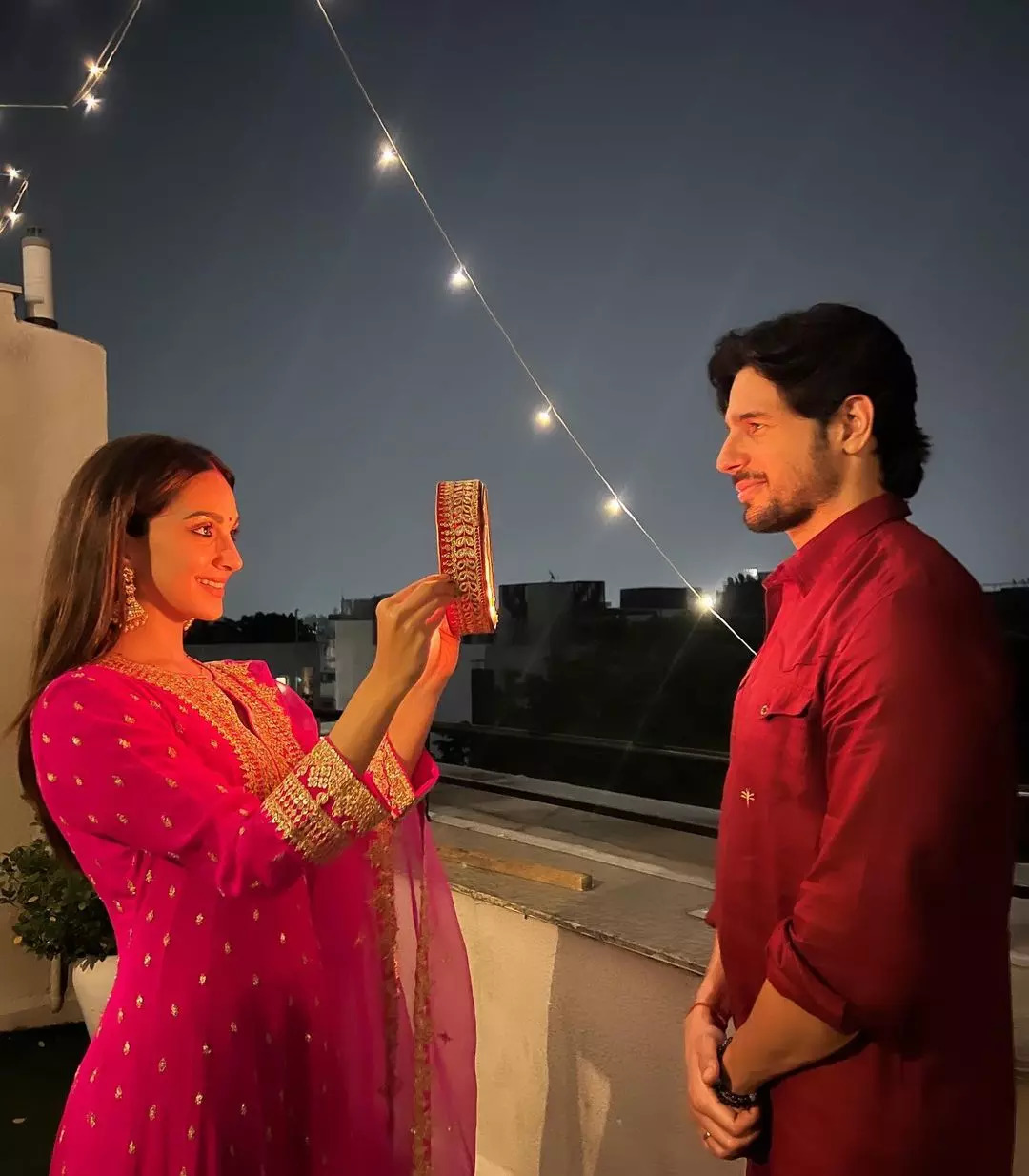 Kiara Advani celebrated 1st Karva Chauth with Sidharth Malhotra 