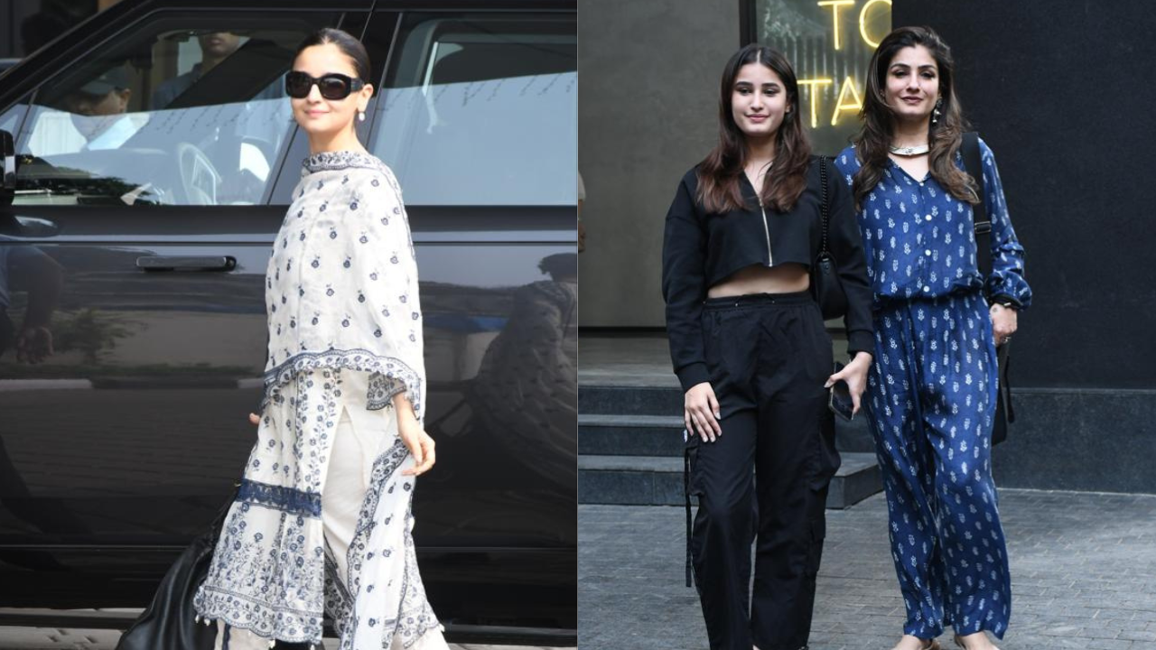 ZoomIn Alia Bhatt Rakul Preet Singh Raveena Tandon And More Celebs Snapped 