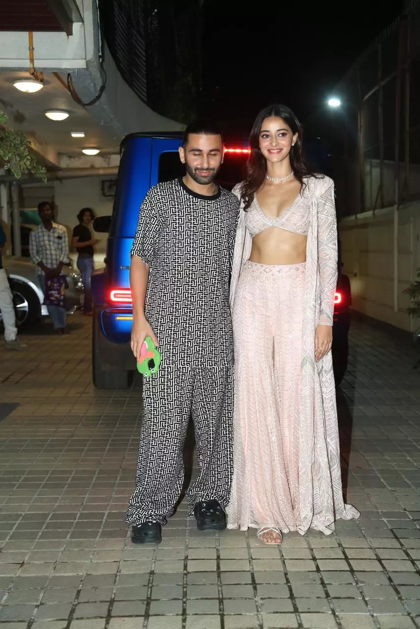 Orry and Ananya Panday at Sara Ali Khans Diwali Party