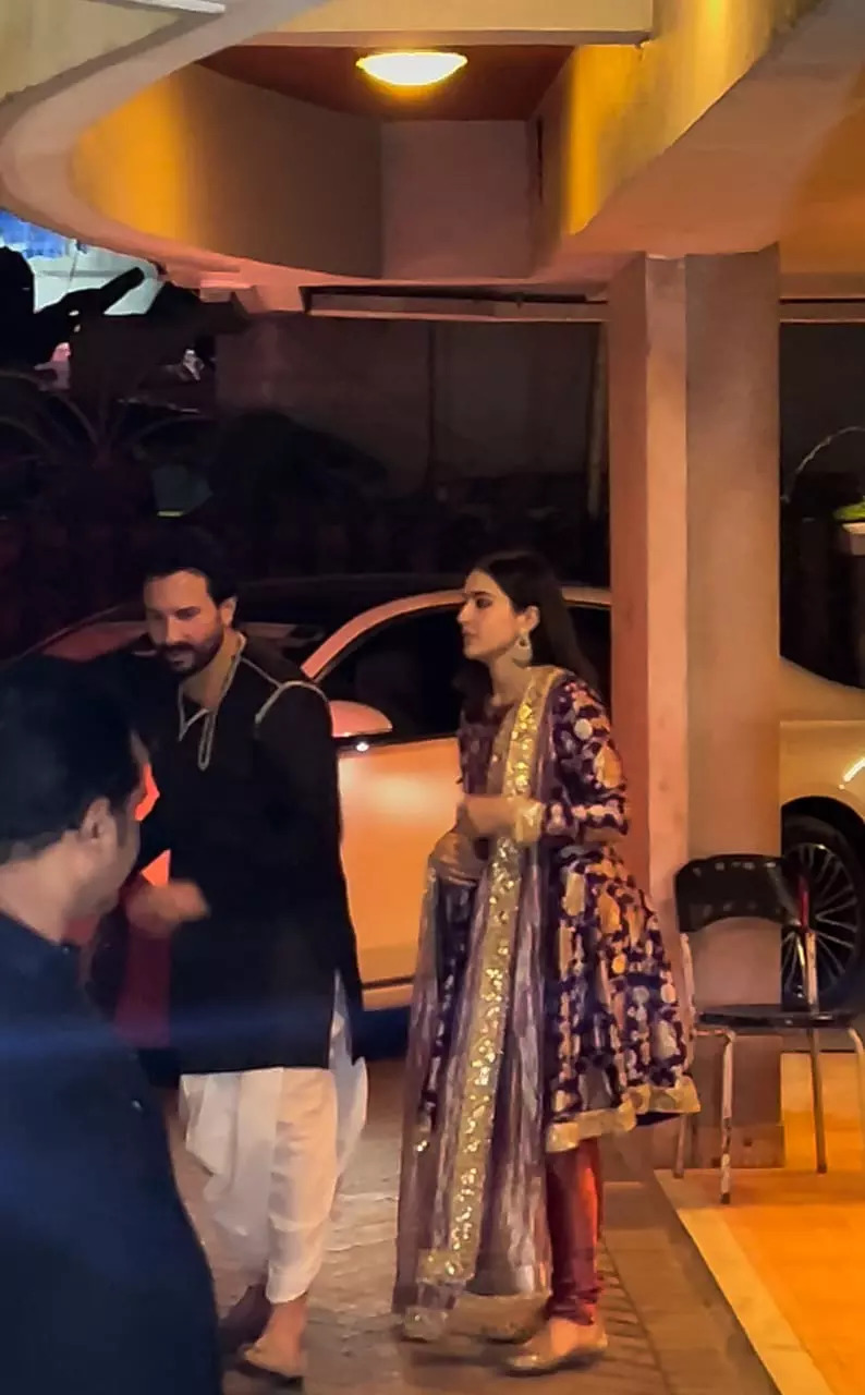 Saif Ali Khan  Sara Ali Khan