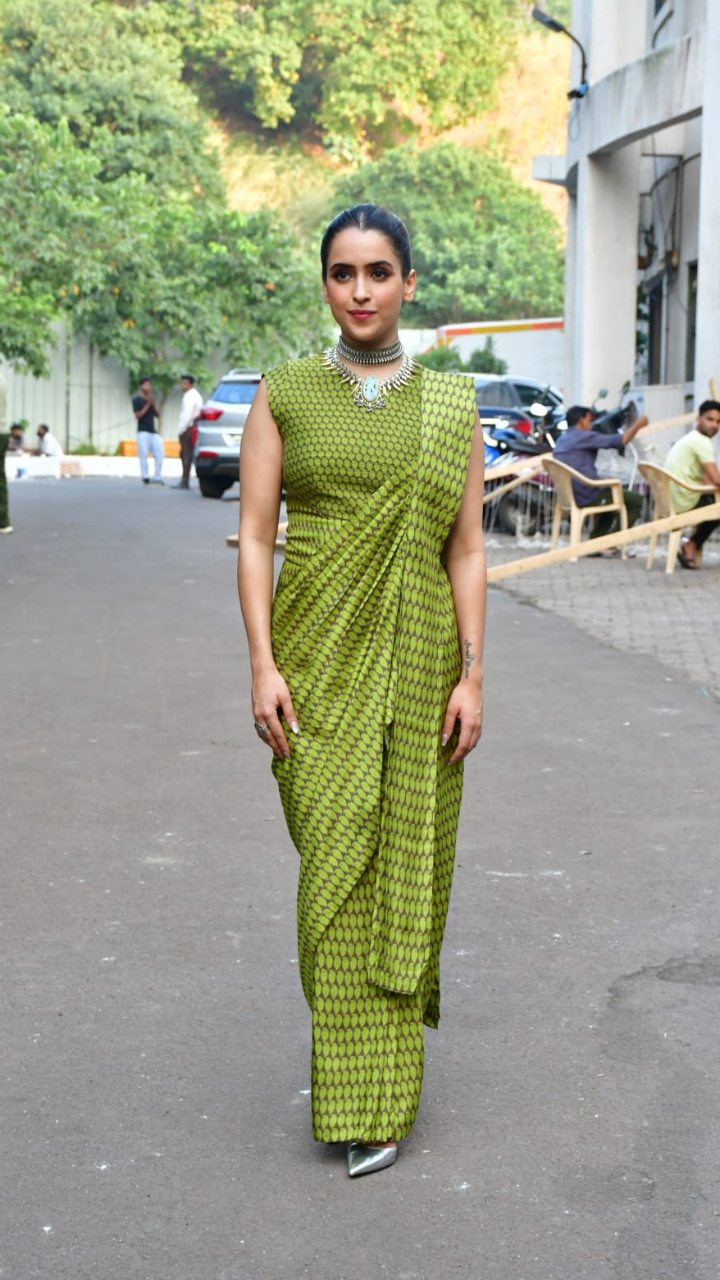 Sanya Malhotra Is A Beauty In Green