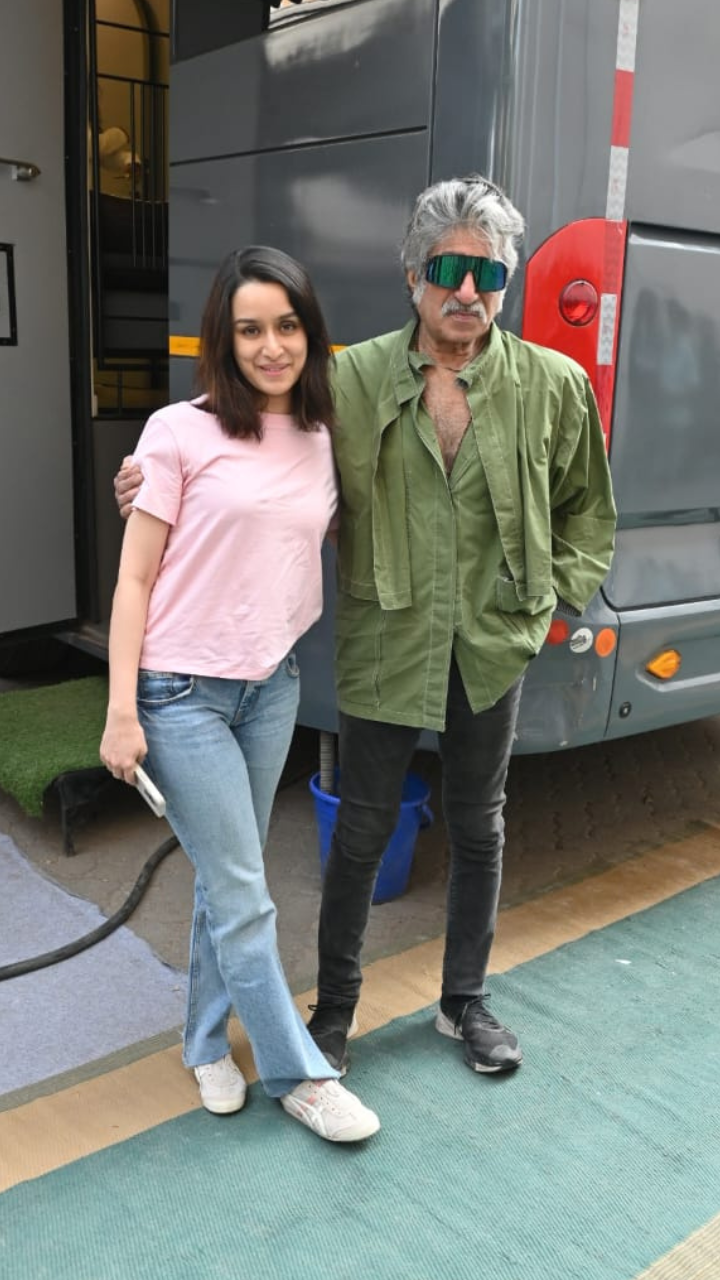 Shraddha Kapoor with Shakti Kapoor