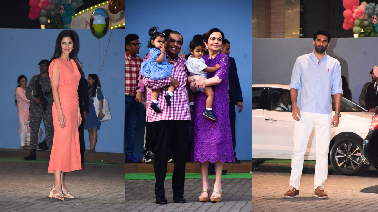 Bollywood Stars Grace Isha Ambanis Twins First Birthday Celebration