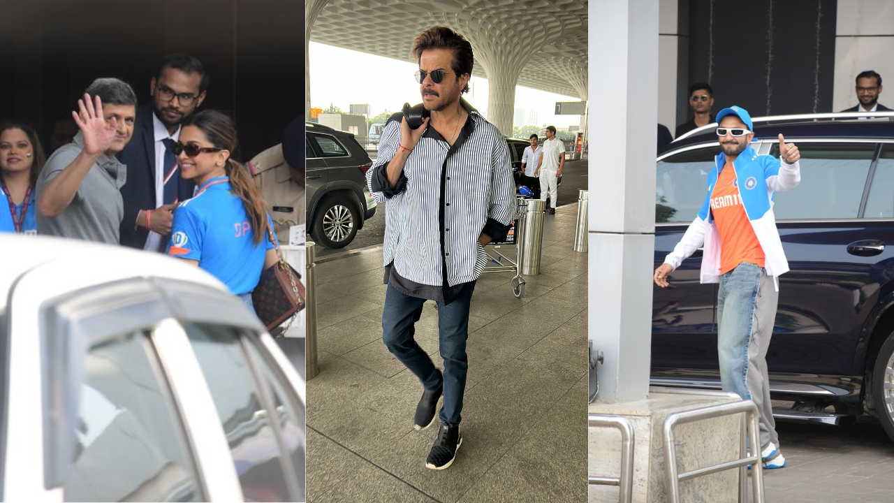 ZoomIN Ranveer Singh Deepika Padukone Anil Kapoor And More Spotted Out And About In The City