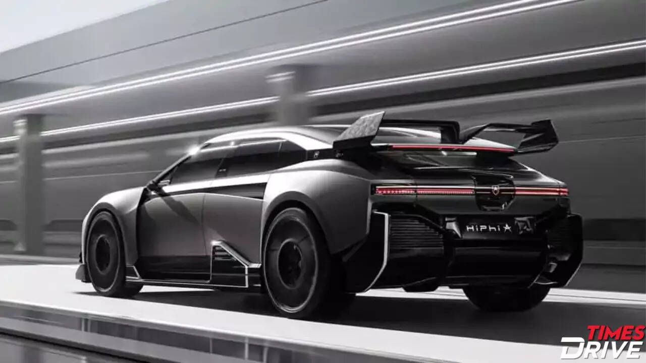 The aerodynamic on the HiPhi A is quite the sight