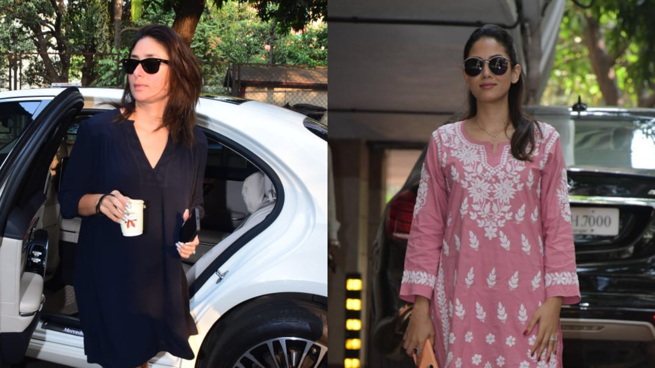 ZoomIn Kareena Kapoor Mira Rajput And Other Celebs Spotted In And Around The City