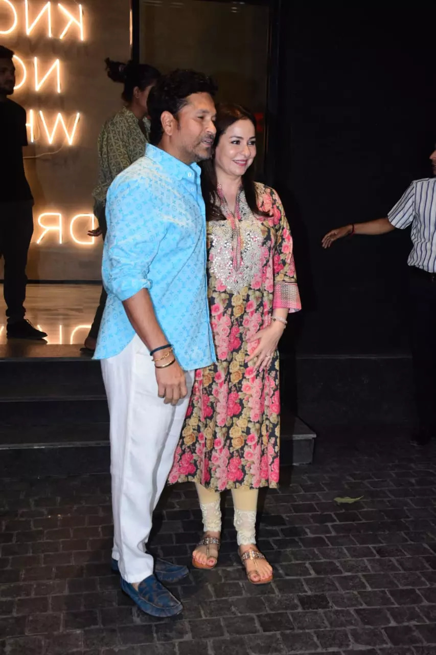 Sachin and Anjali Tendulkar