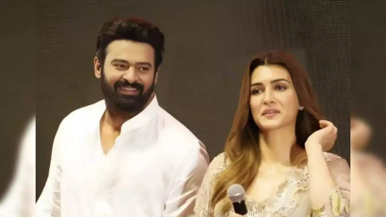 Prabhas with Kriti sanon 