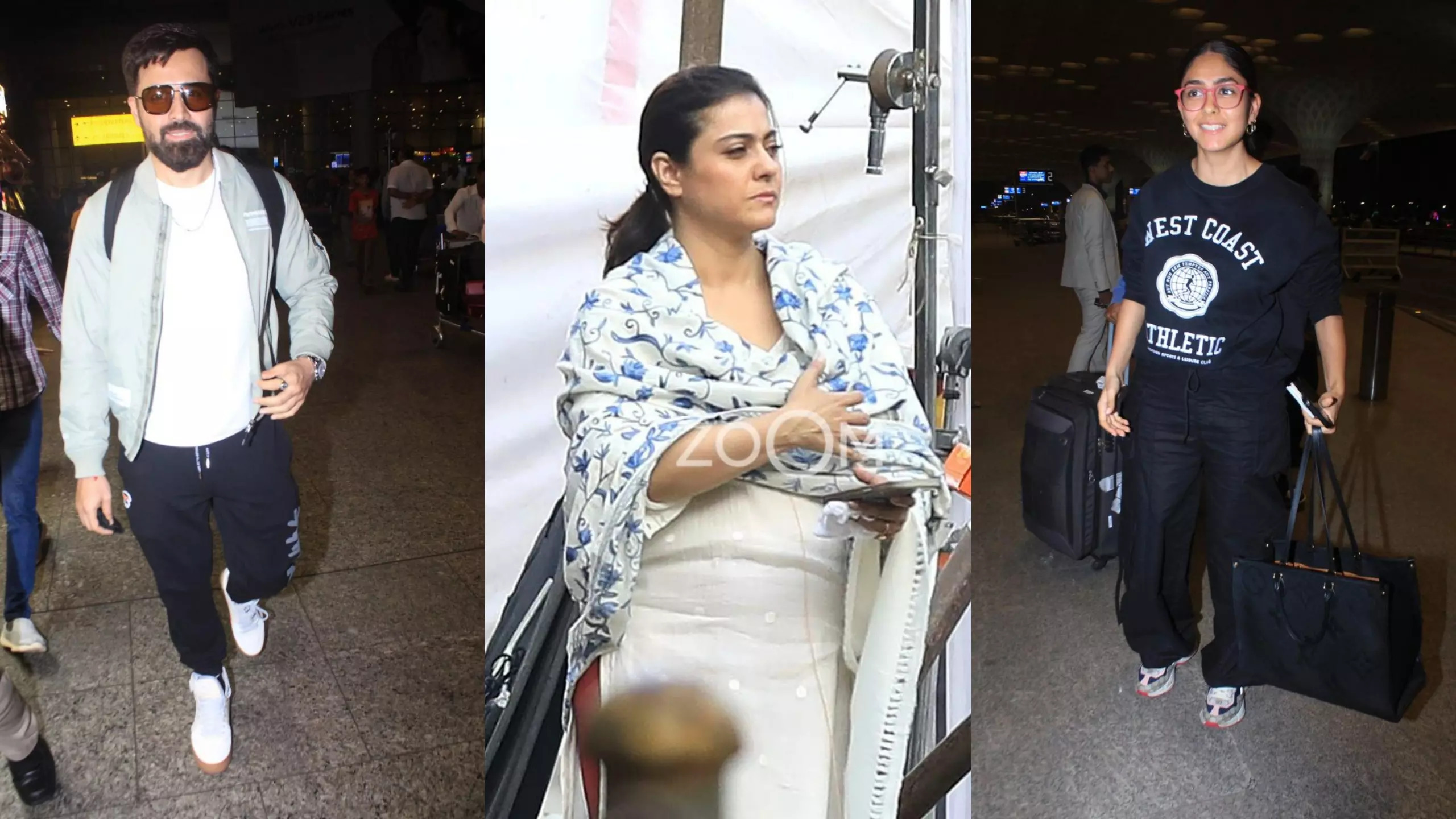 ZoomIn Shah Rukh Khan Emraan Hashmi Kajol And Others Step Out In Style