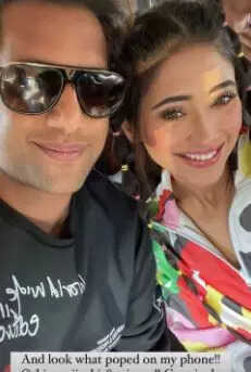 Rajiv Adatia shares an unseen click with Shivangi Joshi Writes 39Look what popped on my phone39