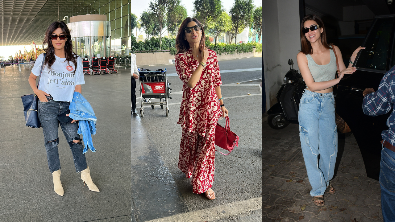 ZoomIn Kriti Sanon Chitrangada Singh Shamita Shetty And Other Celebs Spotted In Style