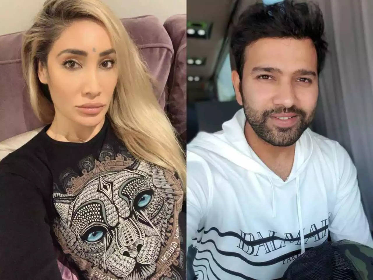 sofia hayat- rohit sharma