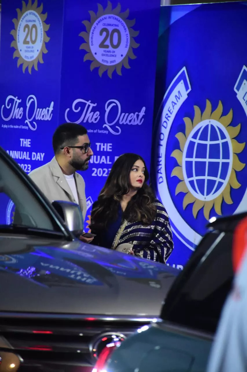 Abhishek and Aishwarya Rai Bachchan