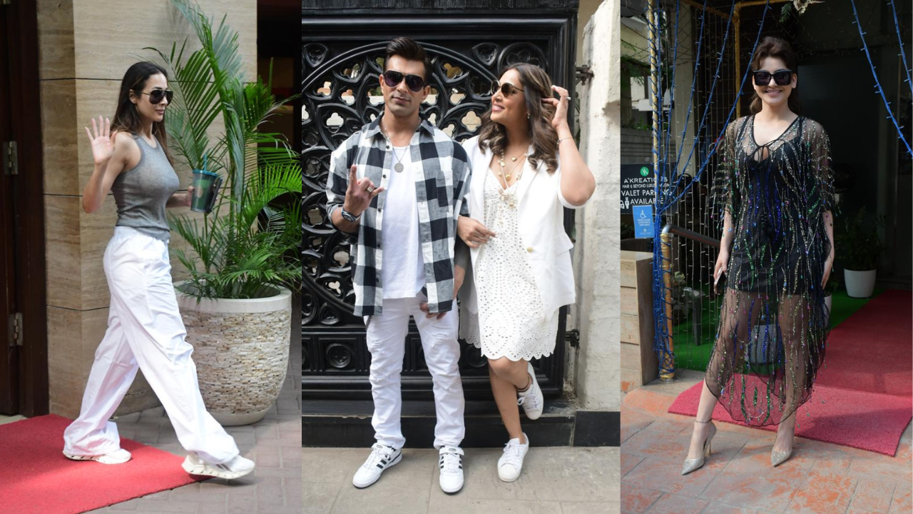 ZoomIn Malaika Arora Karan Singh Grover Bipasha Basu Urvashi Rautela And More Snapped By Our Paps