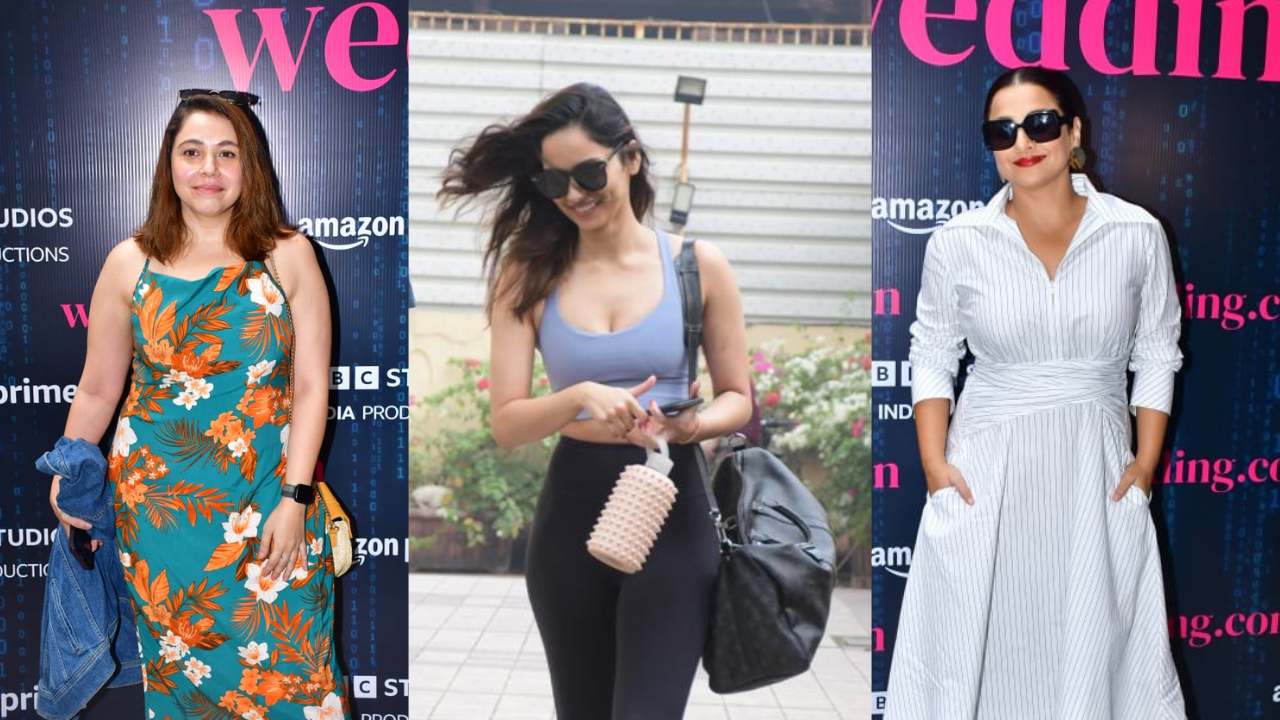 ZoomIn Manushi Chhillar Vidya Balan Maanvi Gagroo And Others Celebs Spotted In Style