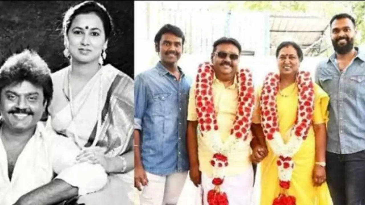 vijayakanth family 