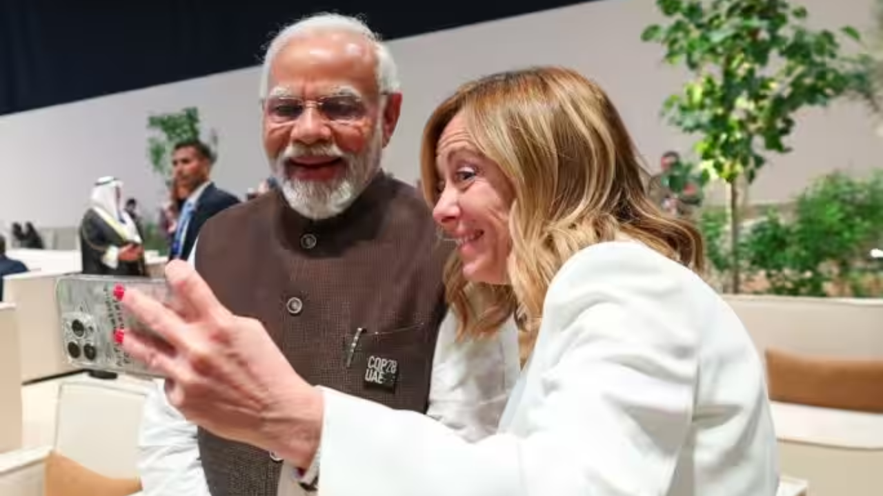 Selfie Moment With Italy Prime Minister