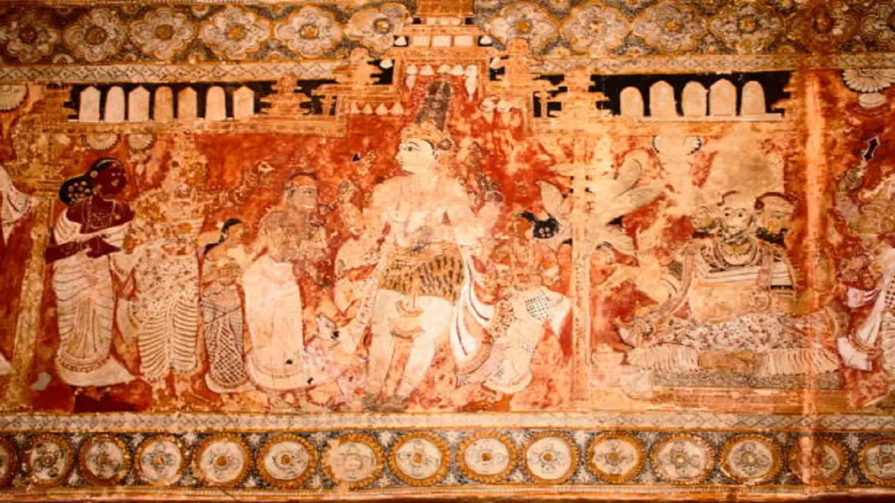 Fresco of Lord Shiva