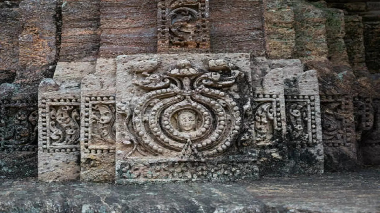 Detailed carvings cover the temple 