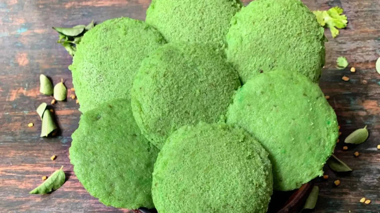 green colour idli