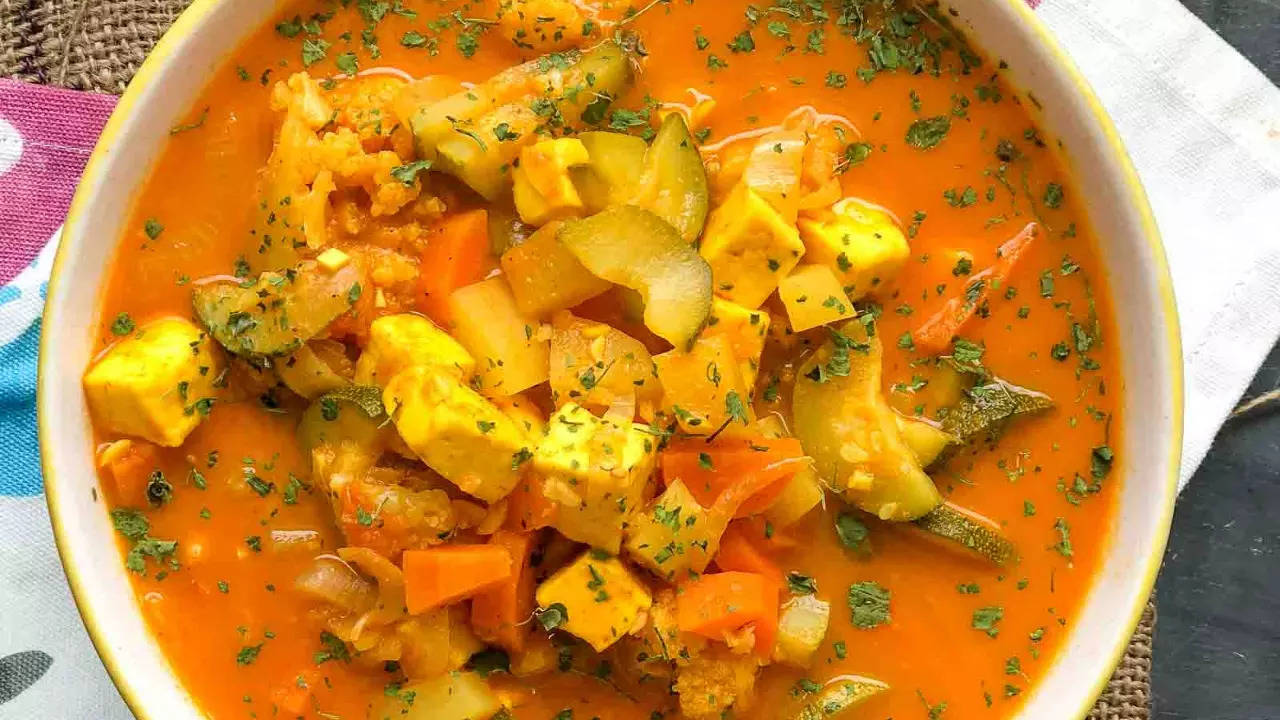 carrot mixed veg curry