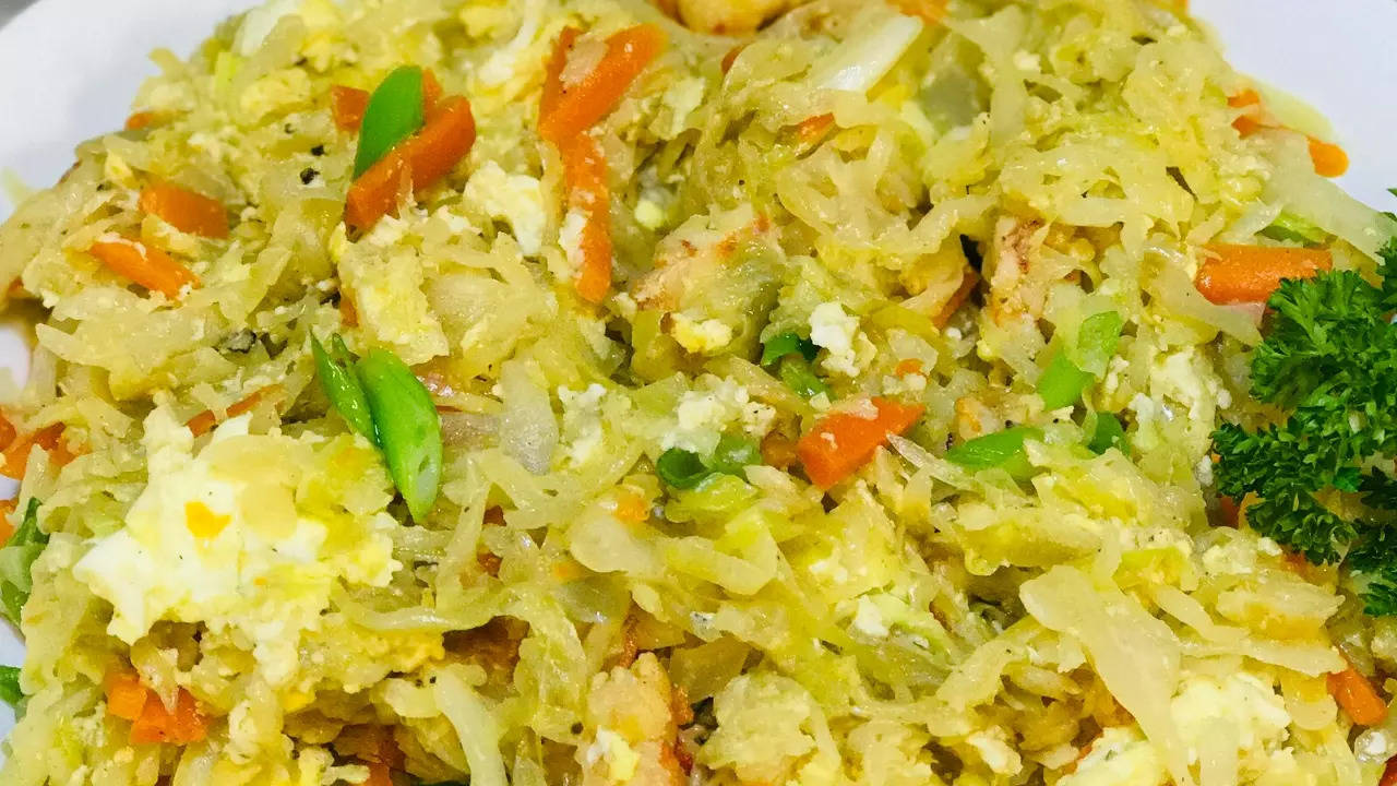 cabbage egg curry