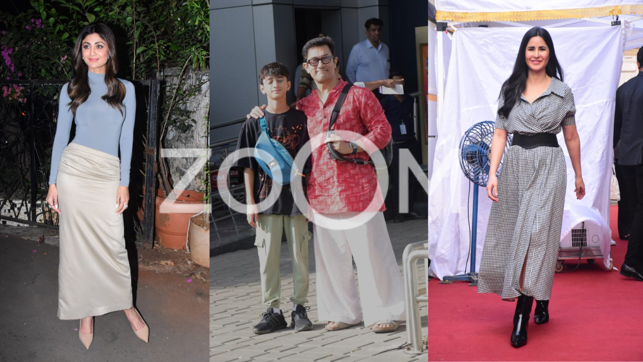 ZoomIn Shilpa Shetty Aamir Khan Katrina Kaif And Other Celebs Papped By The Shutterbugs