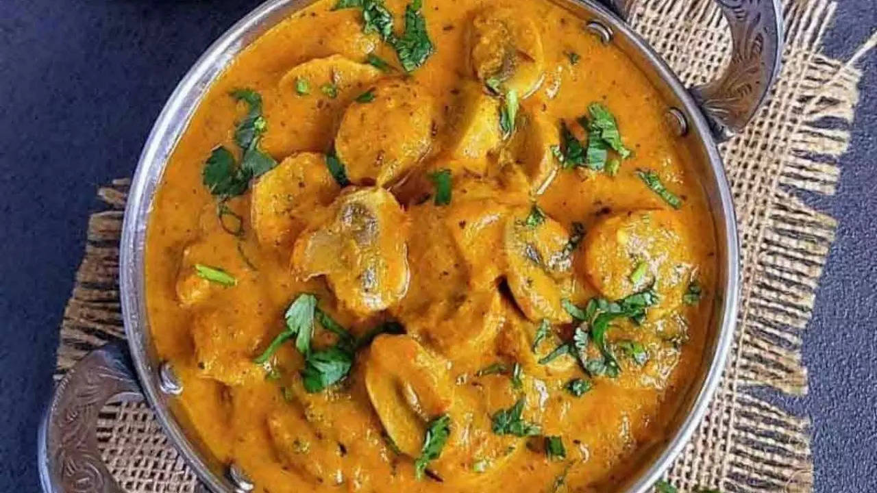 mashroom masala curry