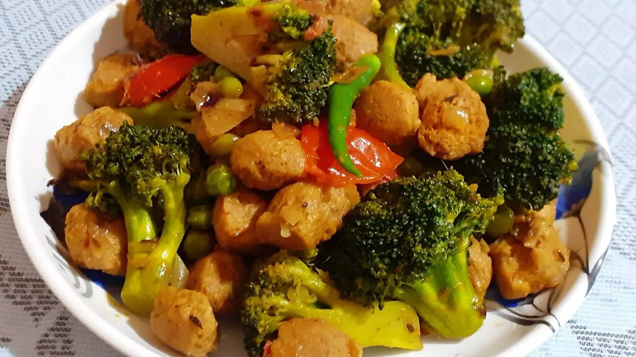 broccoli soya fry