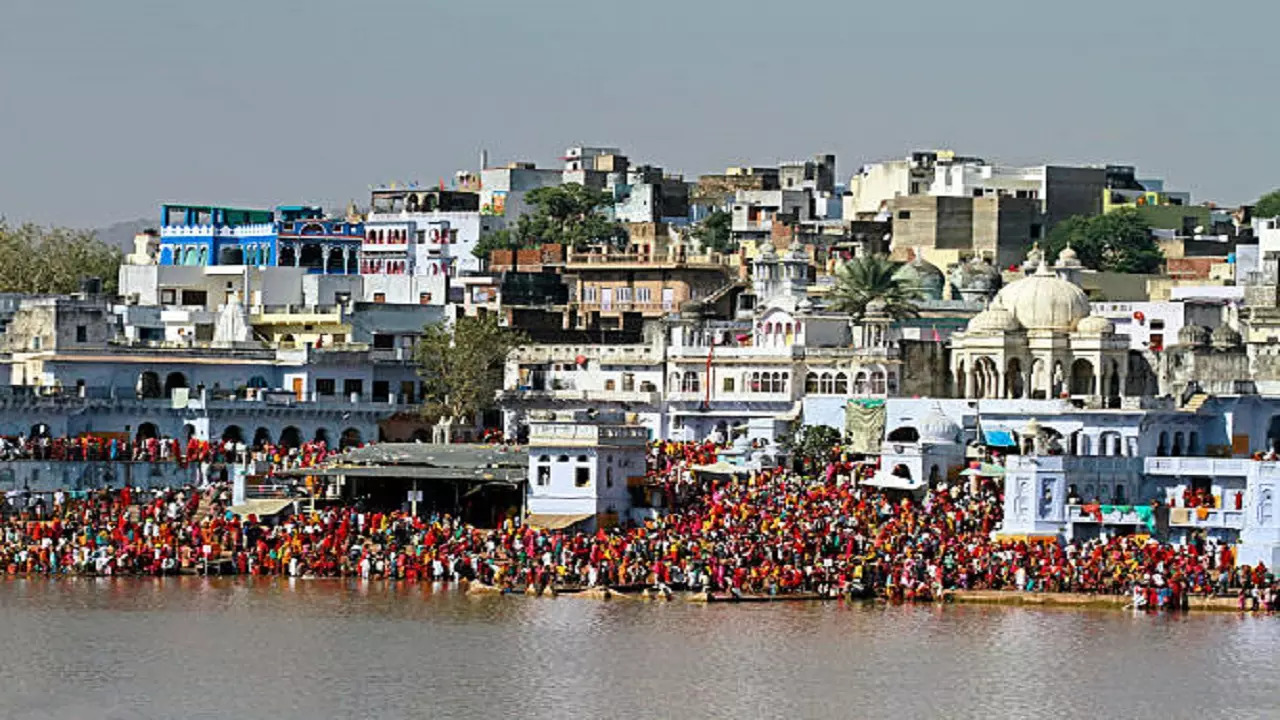 Pushkar Lake was formed out of a petal