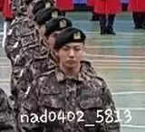 Jungkook At Military Graduation Ceremony