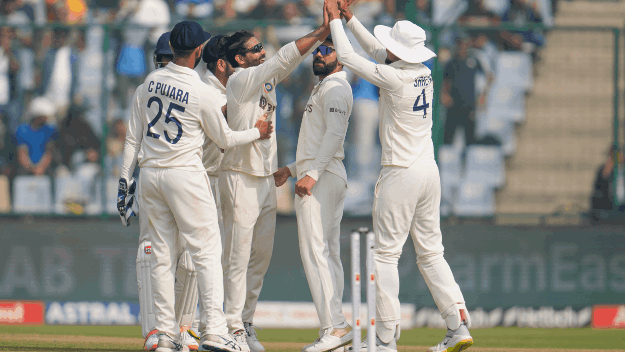 India Test team vs Australia  