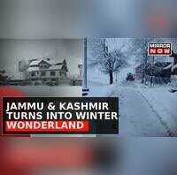 Heavy Snowfall Blankets Jammu  Kashmir Two-Months Dry Spell Finally Ended  Latest News