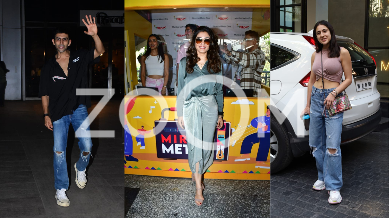 ZoomIn: Celebs Strutting In Style-Kartik Aaryan, Raveena Tandon, Sara Ali  Khan And Others Step Out