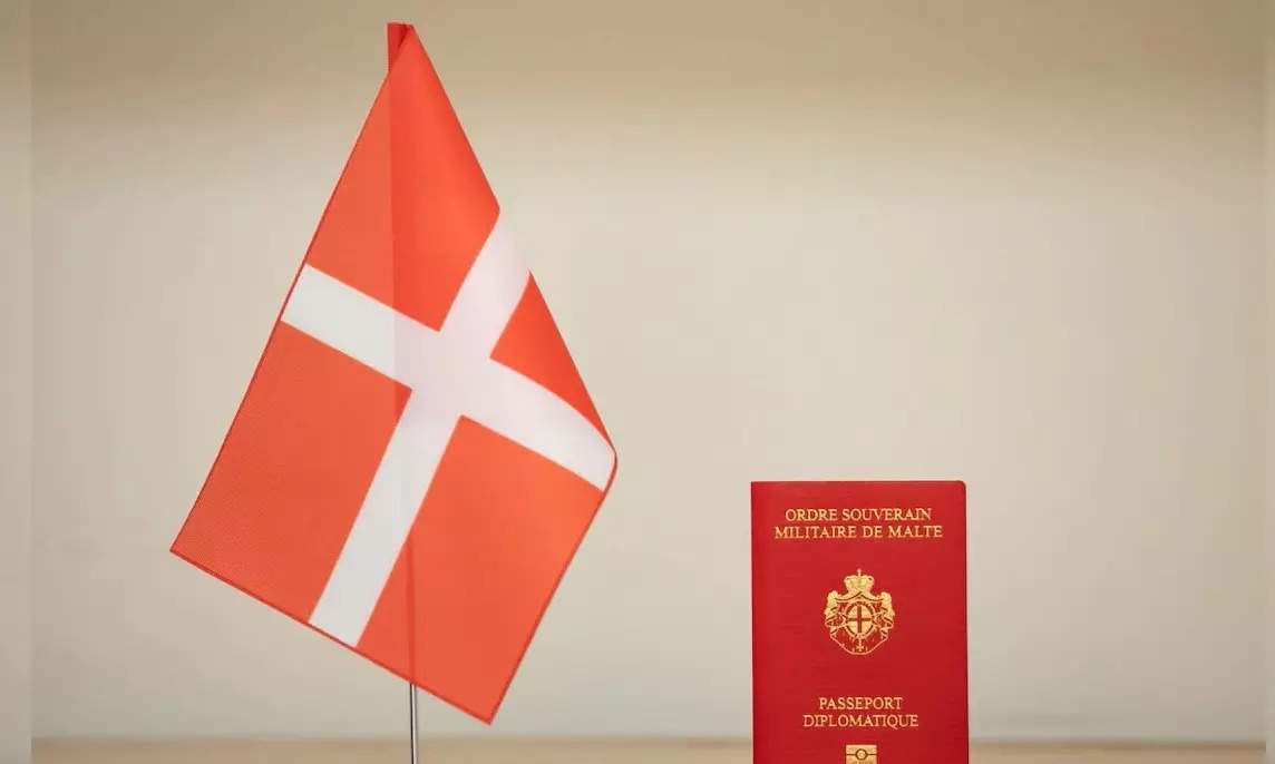 The flag and passport of the Order