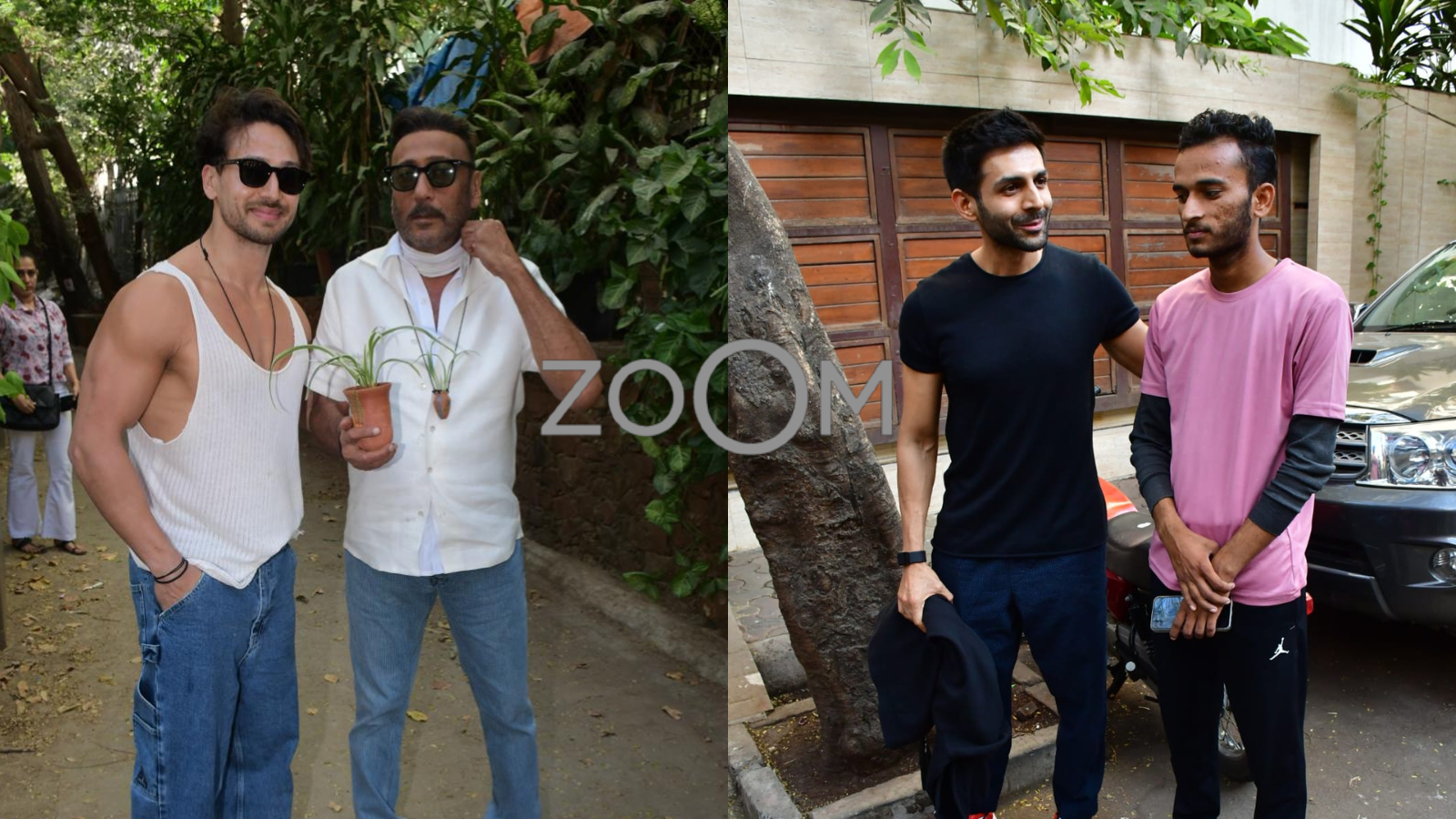 ZoomIn Tiger Jackie Shroff Kartik Aaryan And More Celebs Get Papped