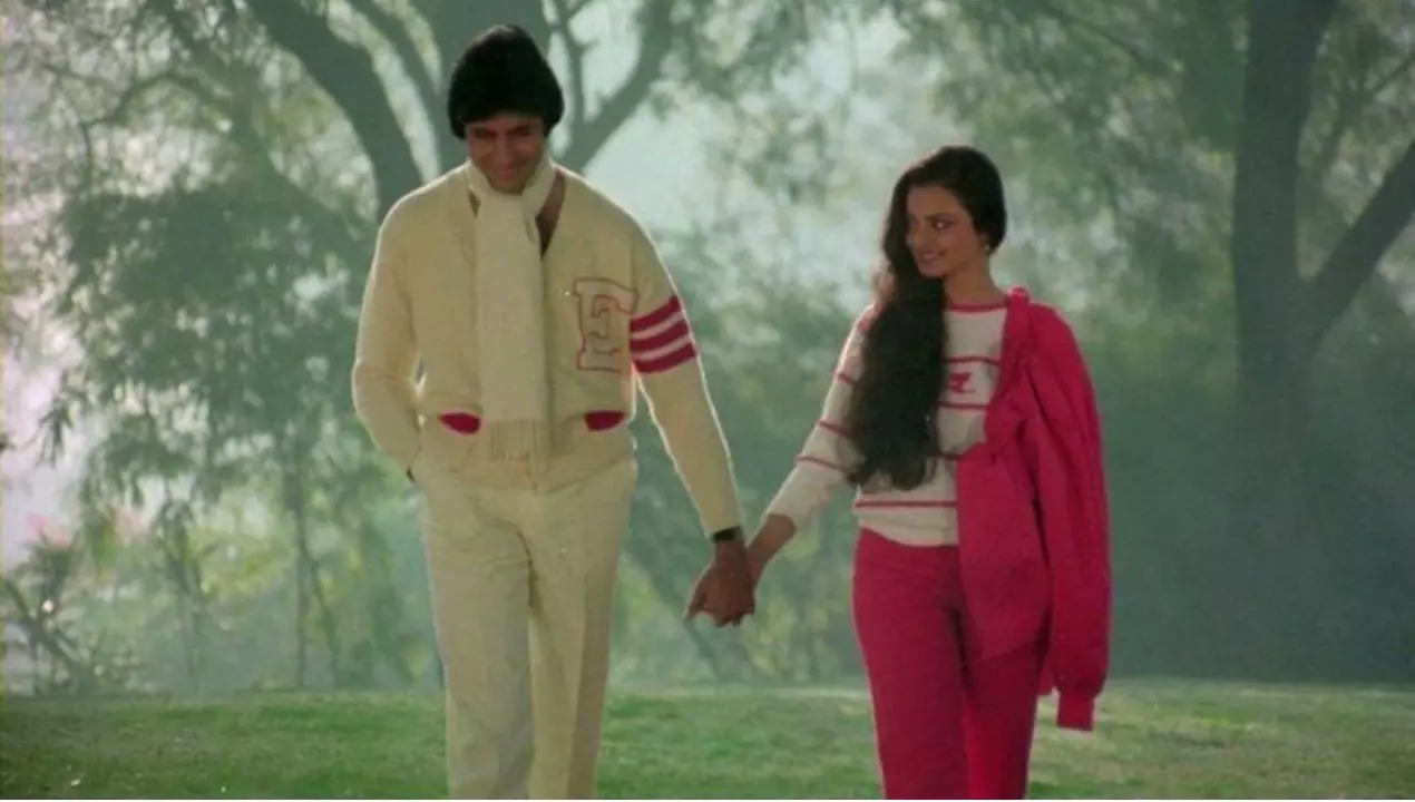 Amitabh Bachchan and Rekha