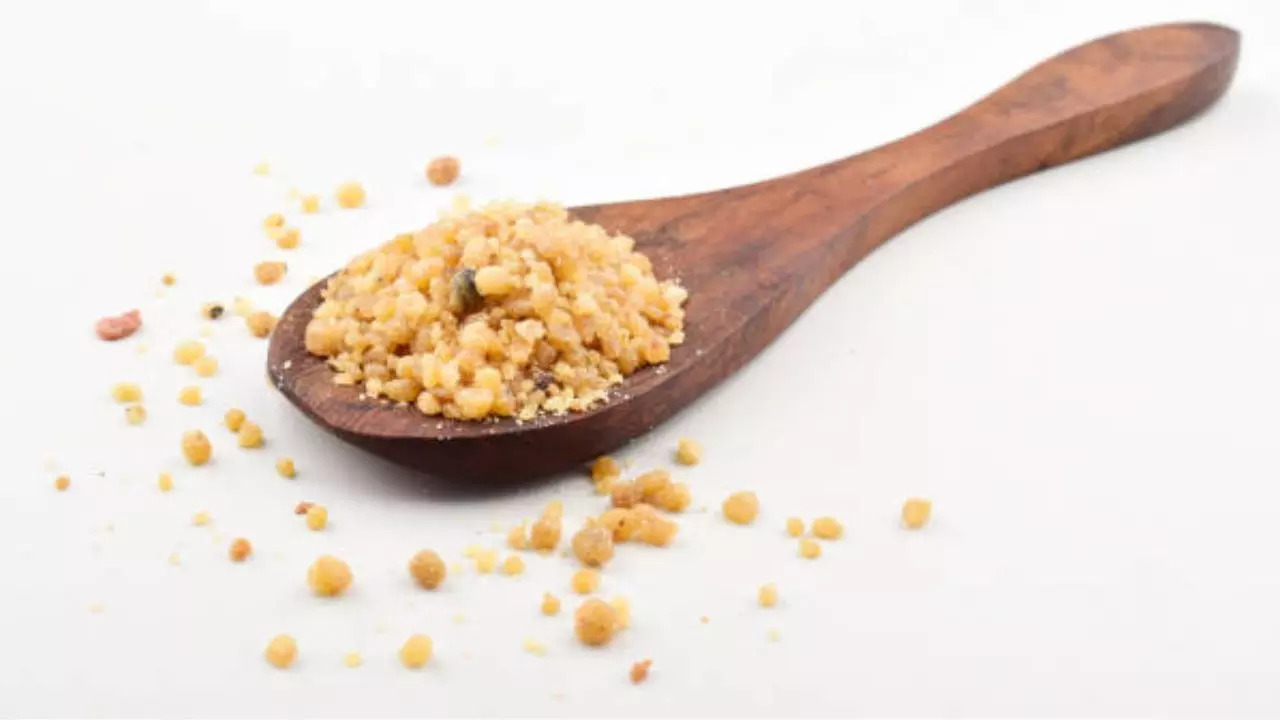 Asafoetida  a staple used for flavouring