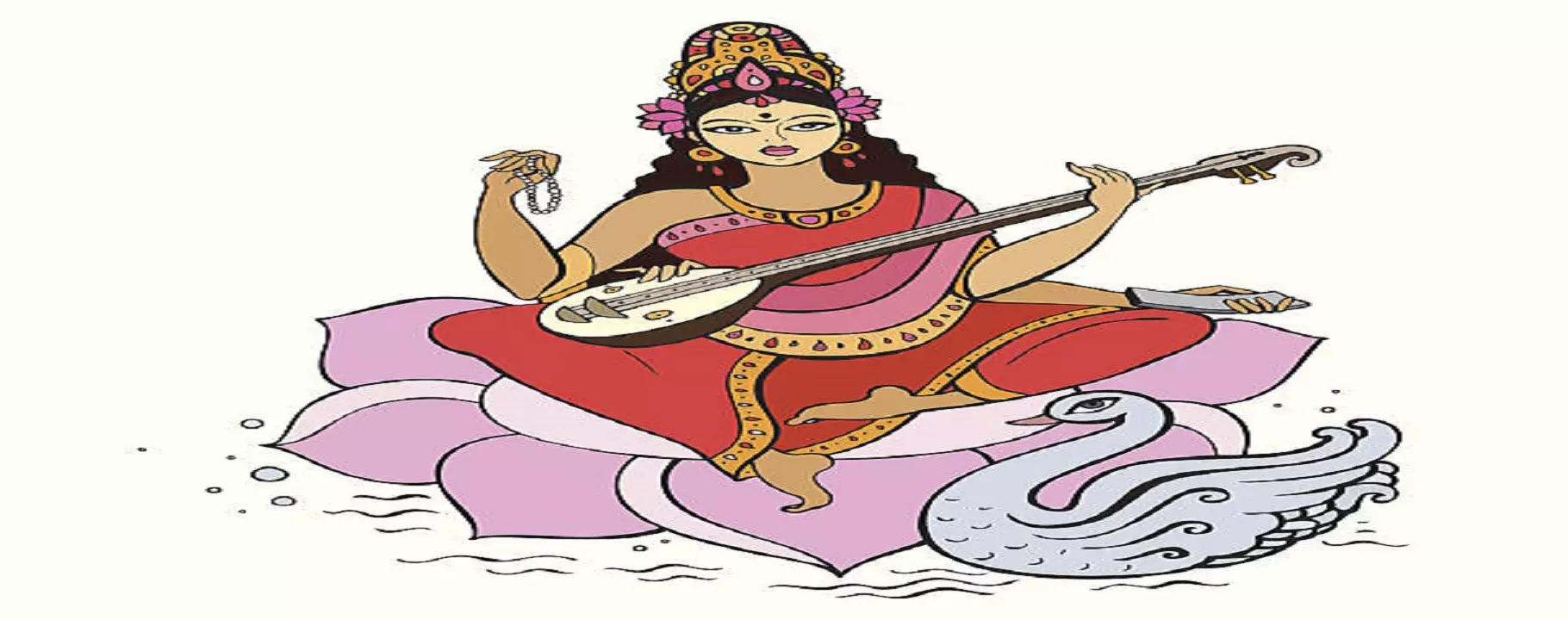 Saraswati and Veena