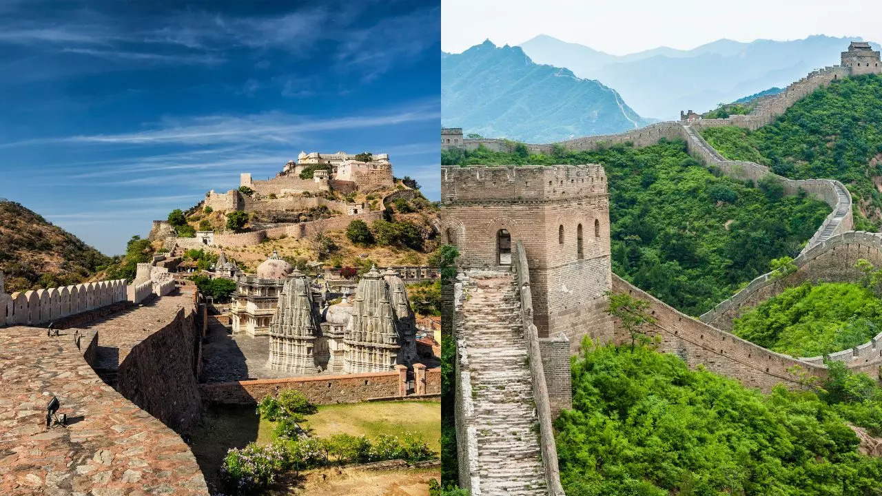 Kumbhalgarh Fort of Rajasthan Vs The Great Wall Of China