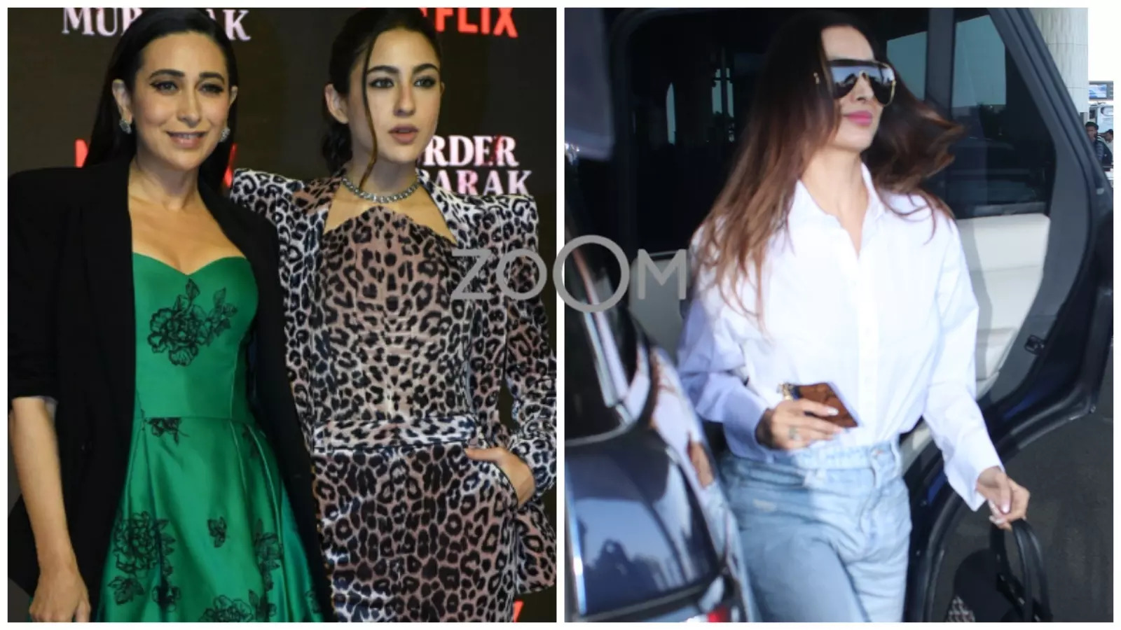 ZoomIn Karishma Kapoor Sara Ali Khan Malaika Arora And Other Celebs Look Glamourous In These Snaps