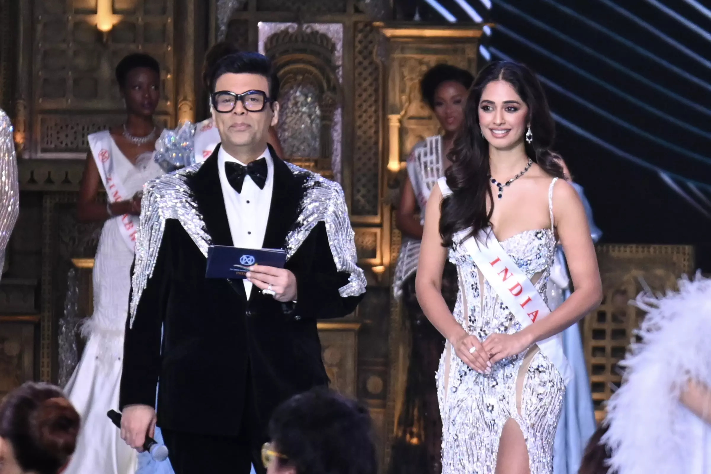 KJo Was Certainly Proud As Sini Shetty Shone On The Miss World 2024 Stage