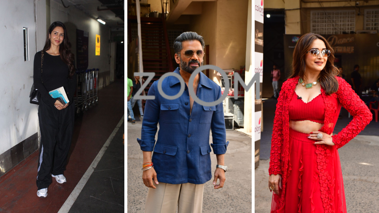 ZoomIn Madhuri Dixit Sunil Shetty Isha Ambani And Other Bollywood Icons Spotted By Paps