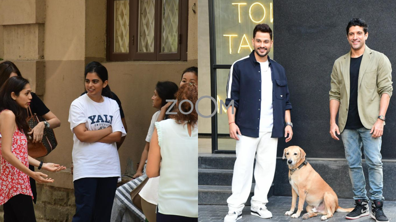 ZoomIn Isha Ambani Kunal Khemu Farhan Akhtar And More Papped In The City